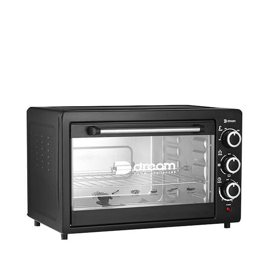 Dream Electric Oven 40 Liter, 1800 Watt, With Grill, Black - DR-13040