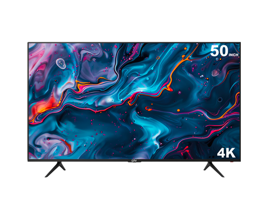 GTV 50 Inch 4K Smart LED Frameless TV - GTV50SAWOR