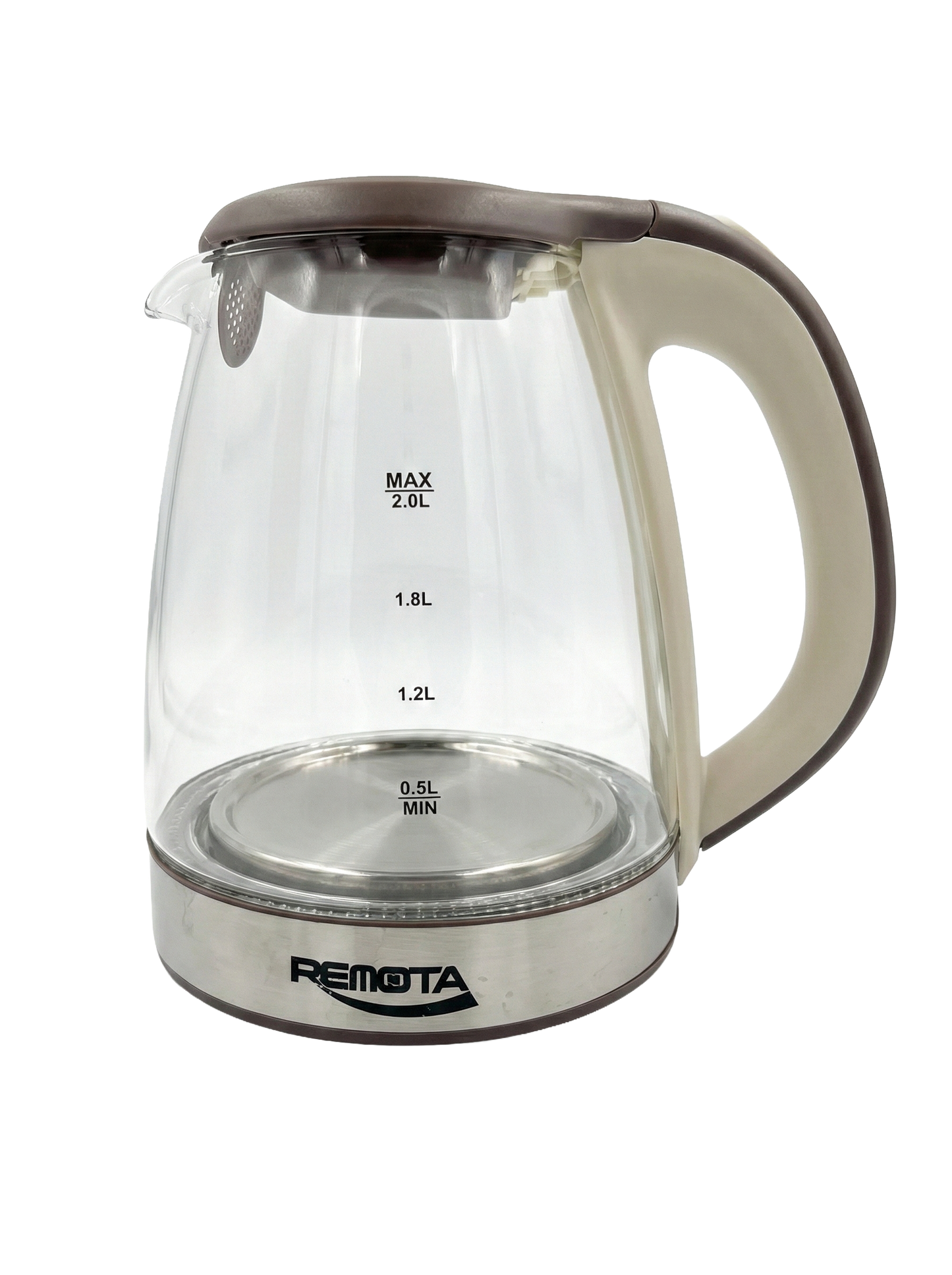 Remota Pyrex Kettle, 2200 Watt, 2 Liters - RKE-001