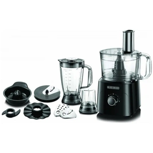 Black+Decker – 5 in 1 Food Processor, 750 Watt - FX775