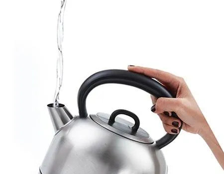 Mienta Electric Kettle, 2200 Watt, 1.7 Liter, Stainless Steel - EK201020A