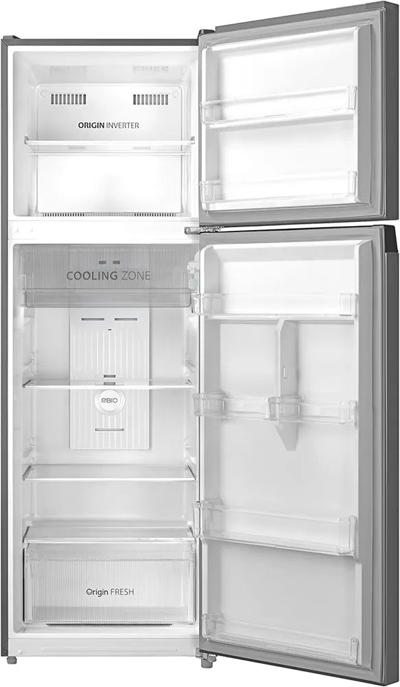 Toshiba No Frost Refrigerator With Inverter Motor, 411 Liters, Stray Silver - GR-RT558WE-PMN(57)