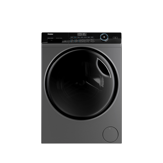 Haier Front Washing Machine With Direct Motion Inverter, 8KG, Silver- HW80-B14959S6TU1