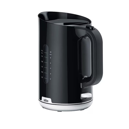 Braun Breakfast1 Electric Kettle, 1.7 Liter, 2200 Watt, Black - WK1100