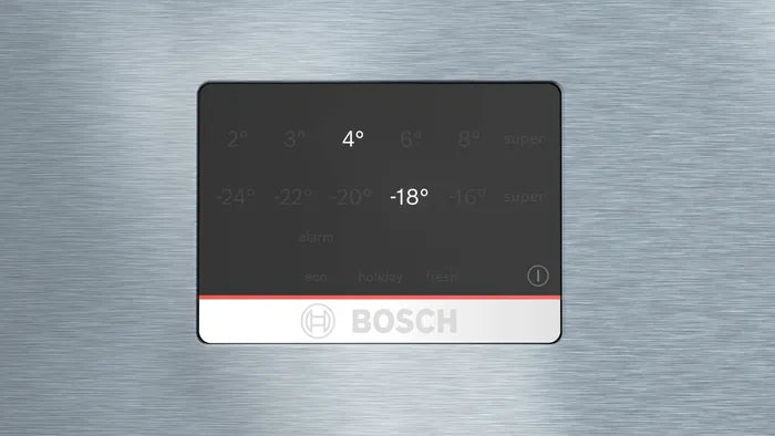 Bosch Freestanding No Frost Refrigerator with Bottom freezer, 631 Liters, Silver - KGN86CI3E8