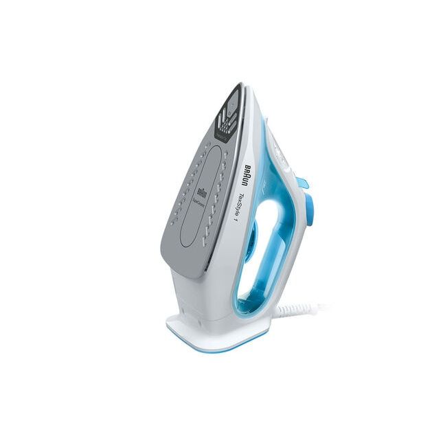 Braun TexStyle 1 Steam Iron, 2000 Watt, Blue and White- SI1050