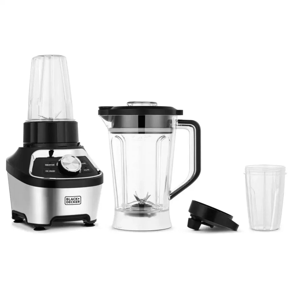 Black+Decker High Speed Blender, 1200 Watt, 1.85 Liters, Stainless Steel - BXH1200