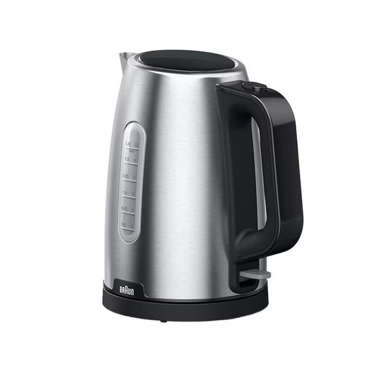 Braun PurShine Electric Kettle, 1.7 Liters, 2200W, Silver - WK1500