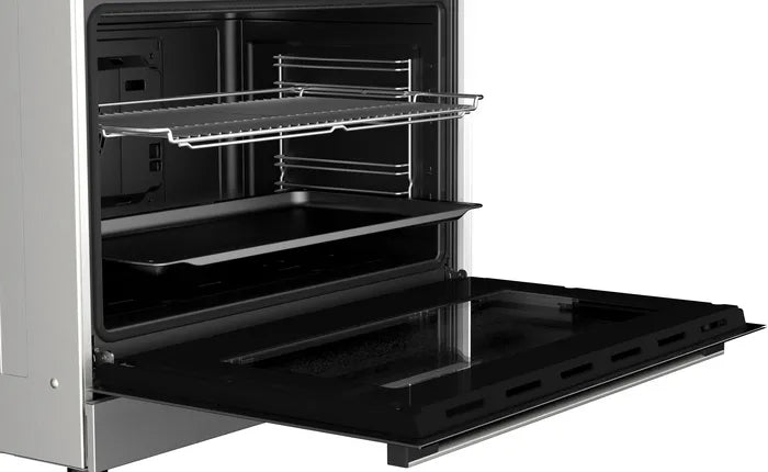 Bosch Series 6 Gas Cooker, 90 * 60 cm, 5 Burners, Stainless Steel - HGP3I8W50S