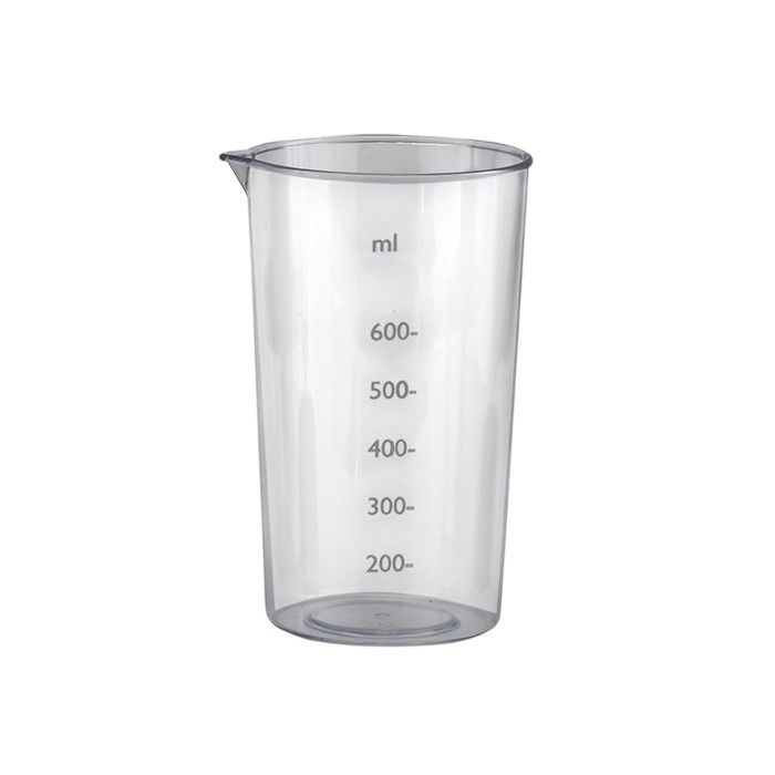 Mienta Turbo Hand Blender with Beaker, 600ml, 1000 Watt, Black and Silver - HB111338A