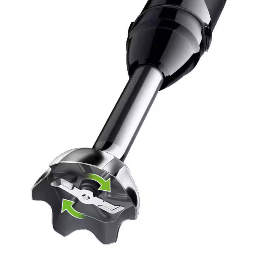 Braun MultiQuick 5 Pro Hand Blender With Chopper, 1000 Watt, Black - MQ55755MBK