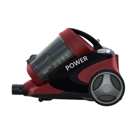 Fresh Bagless Canister Vacuum Cleaner, 2000 Watt, Red - Fresh-500017596