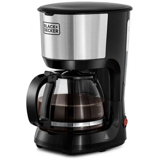 Black+Decker Coffee Maker, 750 Watt with Glass Carafe, Black - DCM750S