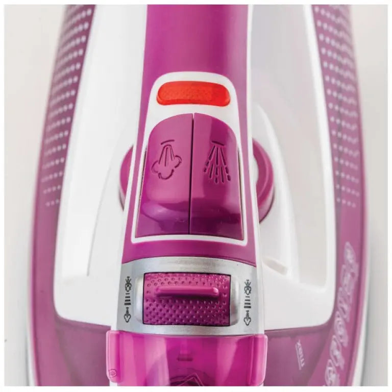 Black+Decker Ceramic Steam Iron, 2400Watt, Purple – X2450