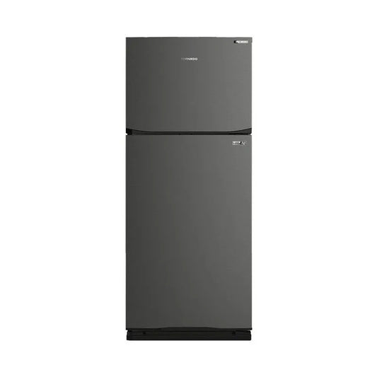 Tornado No Frost Refrigerator With Inverter Technology, 396 Liters, Dark Stainless - RF-480TV-DST