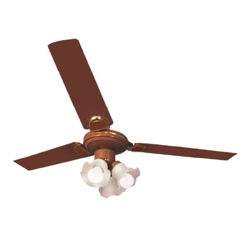 Fresh Lightning Ceiling Fan, 52 Inch, Brown - 500004477