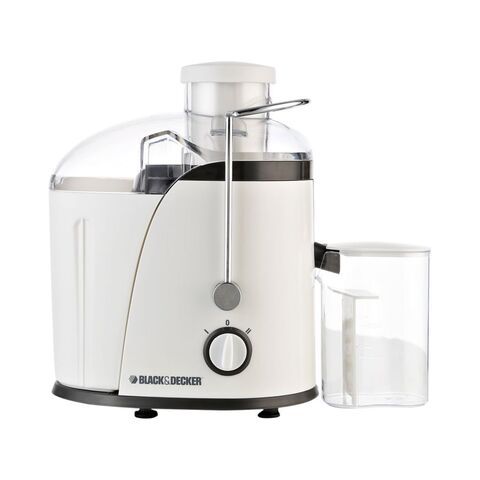 Black+Decker Juice Extractor, 400 Watt, White – JE400