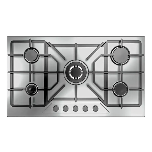 Fresh Gas Cooker Built In Stainless - Modena 90 cm Black knob