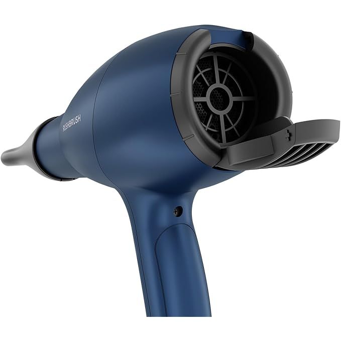 Rush Brush D3 Ultra Hair Dryer with Attachments, 2400 Watt - Navy Blue