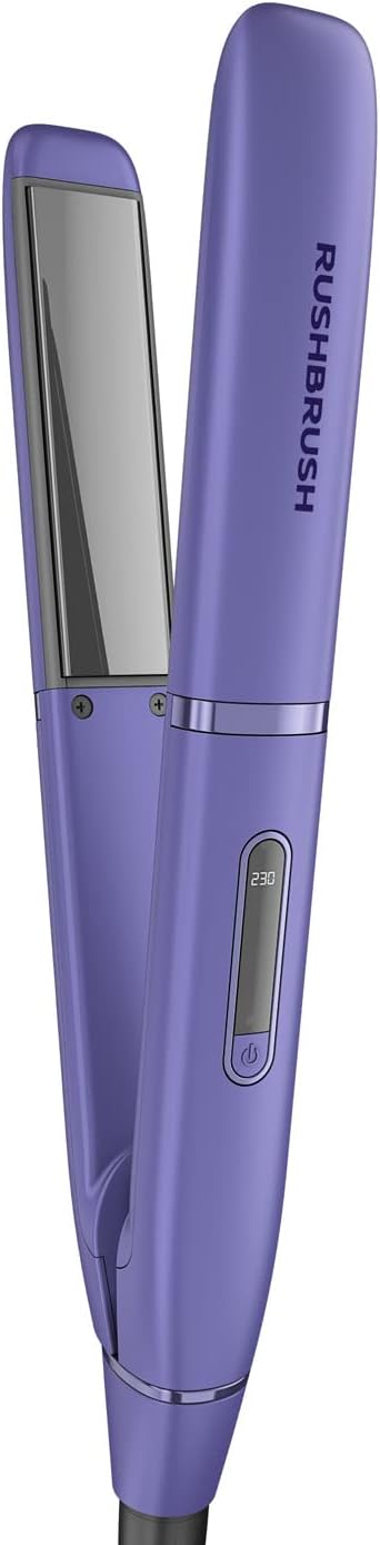 Rush Brush Hair Straightener, Purple - X1 Lite