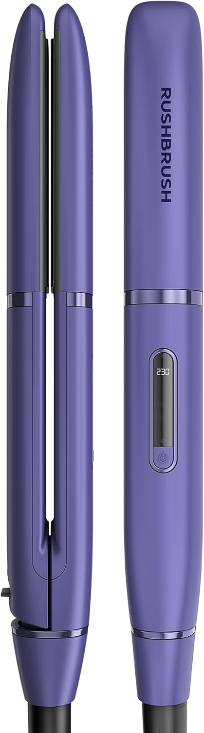 Rush Brush Hair Straightener, Purple - X1 Lite