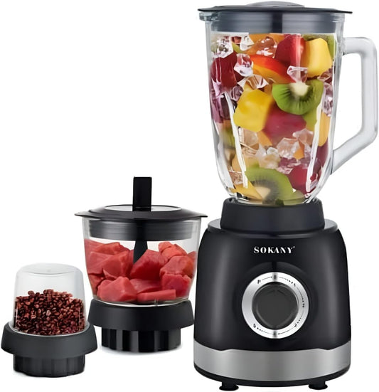 Sokany Blender 1*3 1000 Watt 1.5 Liter - SK-178