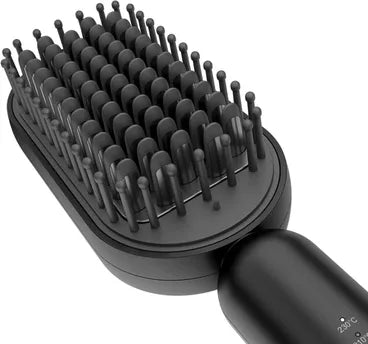 Rush Brush Hair Straightening Brush, Black - S3 Lite