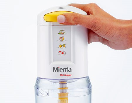 Mienta Mini Chopper, 400 Watt, White - CH-171