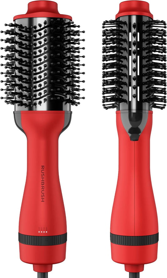 Rush Brush Hair Volumizer Brush, Red - V2 Plus