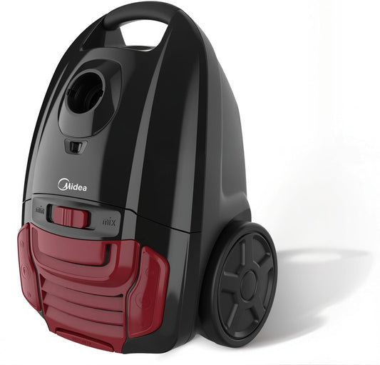 Midea Vacuum Cleaner, 1800 Watt, 3 Liters, Black And Red - 16A