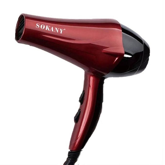 Sokany Hair Dryer, 2400 Watt, Red- SK-2211