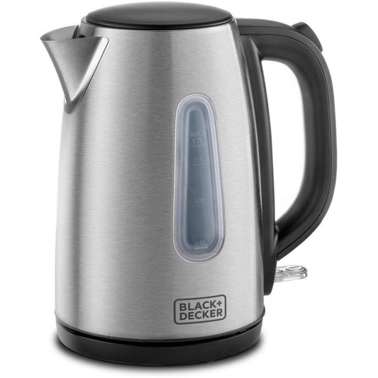 Black+Decker Kettle, Stainless steel, 2000 Watt, 1.7 Liters – JC450