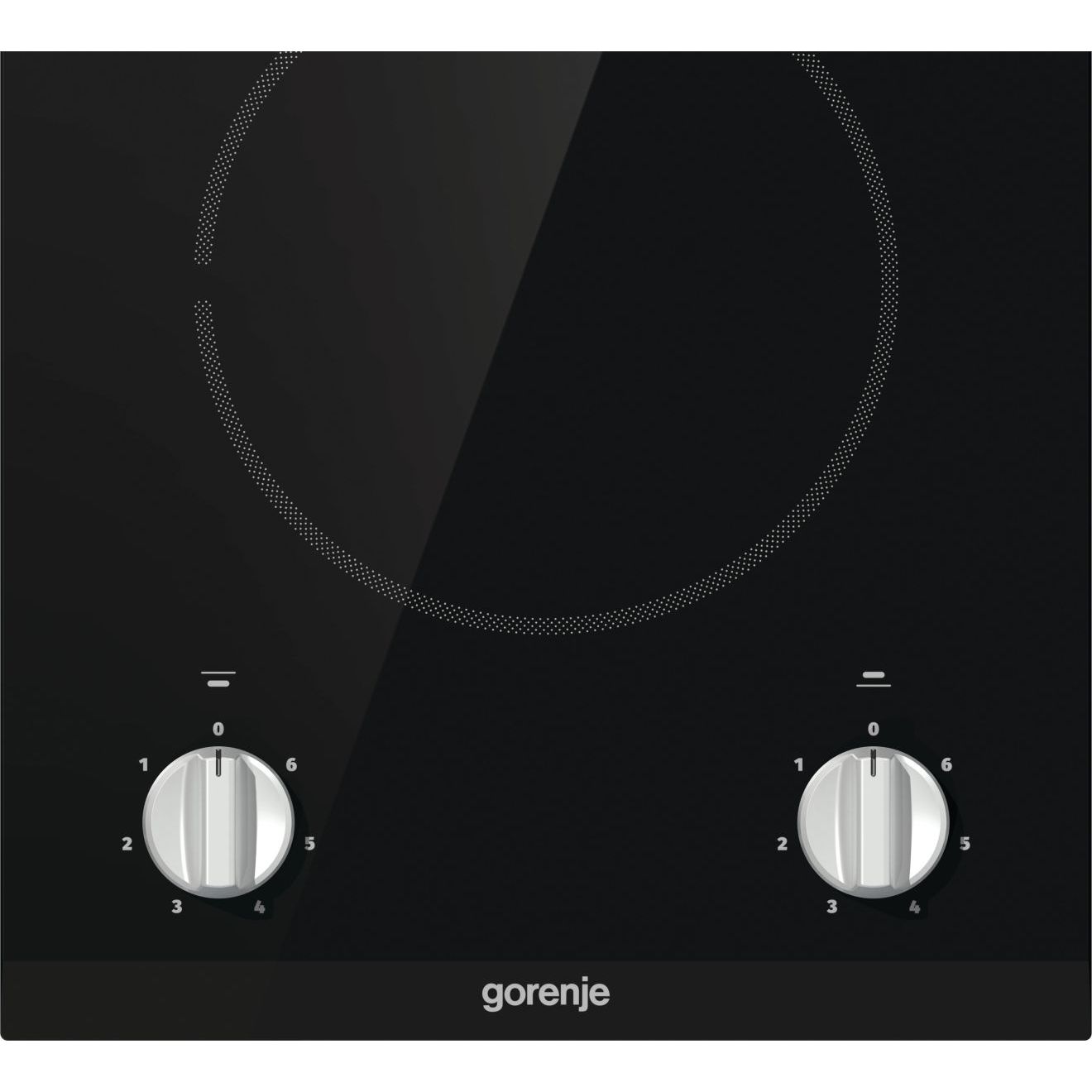 Gorenje Glass Ceramic Electric Hob, 30 cm, 2 Plates, Black - EC321BCSC