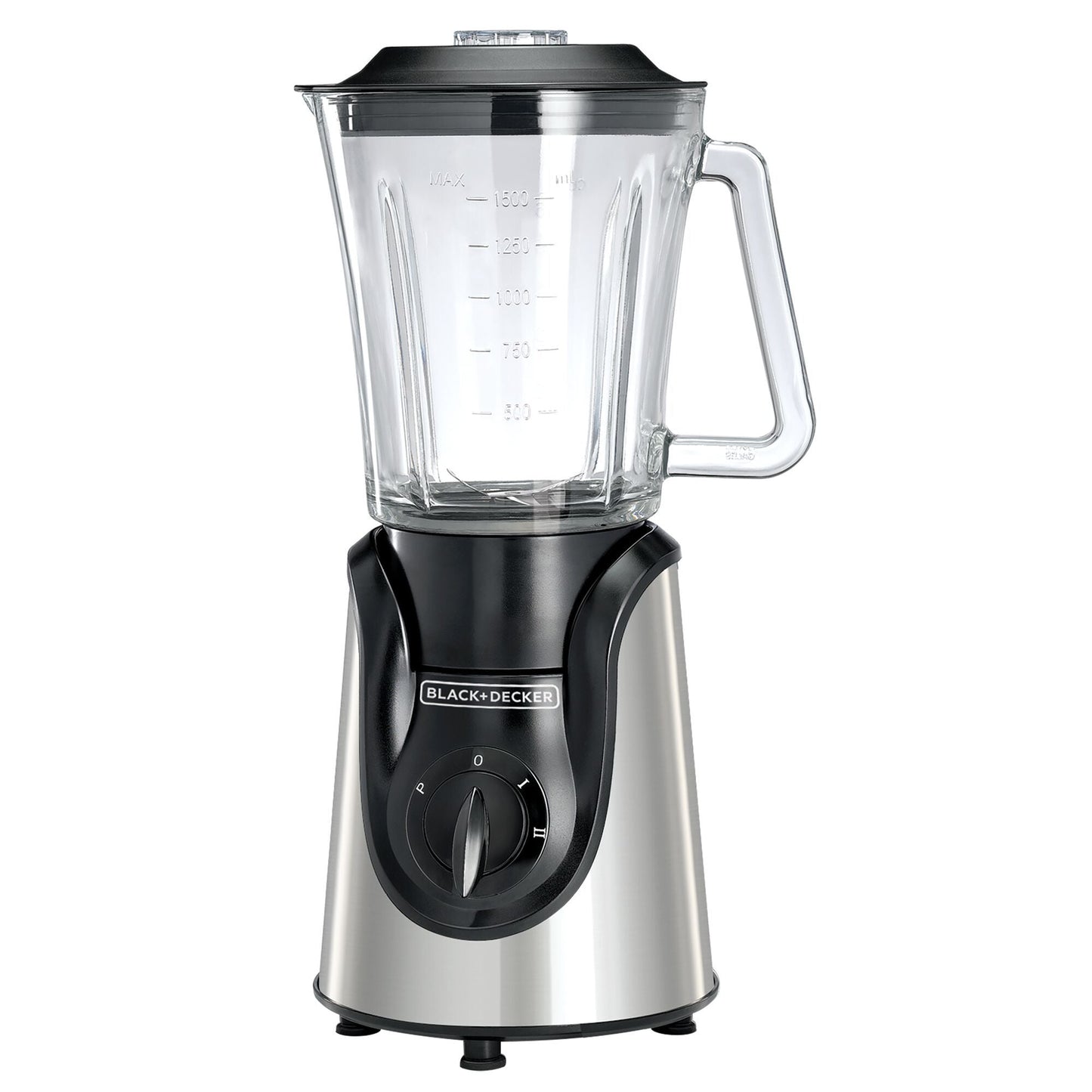 Black+Decker Blender with Attachments, 1.5 Liters, 600 Watt, Black - BGG600
