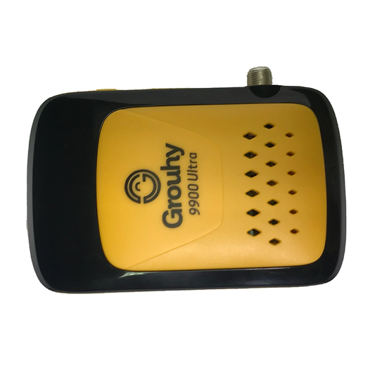 Grouhy Full HD Satellite Receiver Mini - Yellow × Black - 9900 Ultra