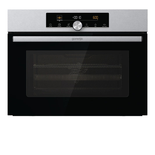 Gorenje Built-In Digital Microwave Oven With Grill, 50 Liters, 60 cm, Black * Silver - BCM4547A10X