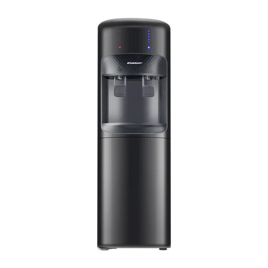 Koldair Hot & Cold Water Dispenser With Refrigerator, 2 Taps, Black - KWD-AF