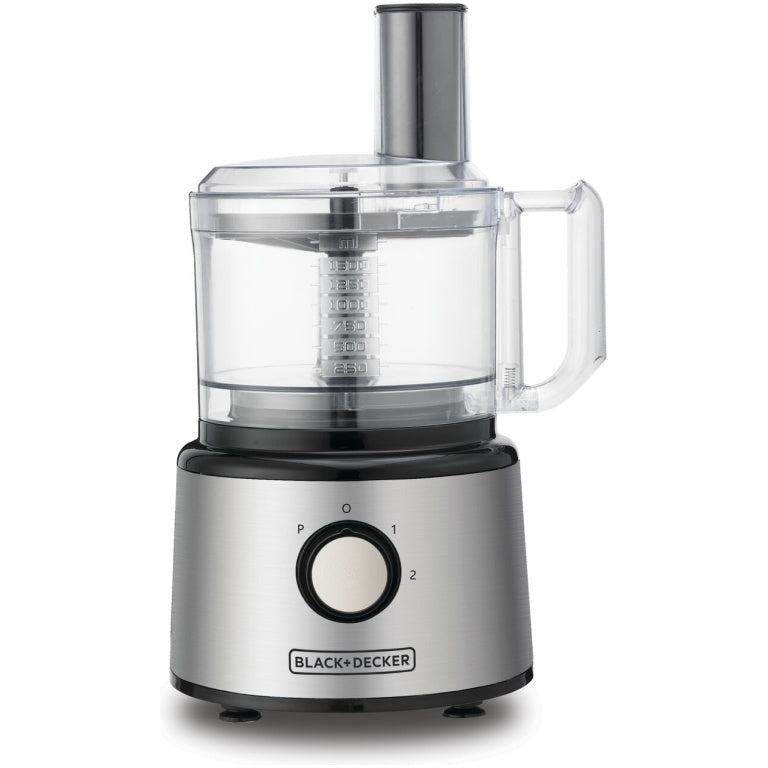 Black+Decker Multifunctional Food Processor, 1.8 Liter, 750 Watt, Silver - FX760