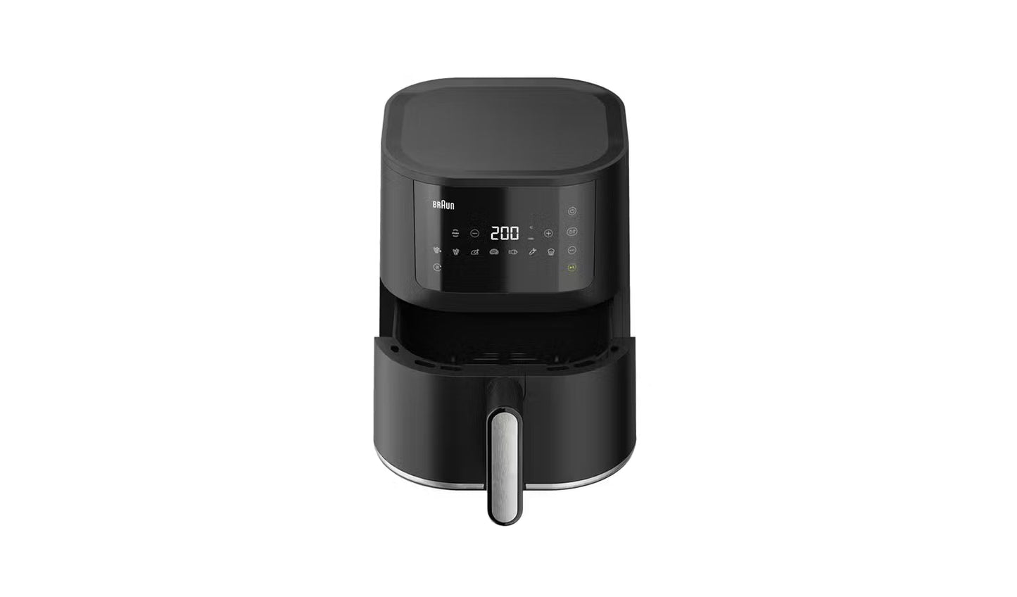 Braun MultiFry 3 Air Fryer, 1500 Watt, 4.3 Liters, Matt Black - HF 3030