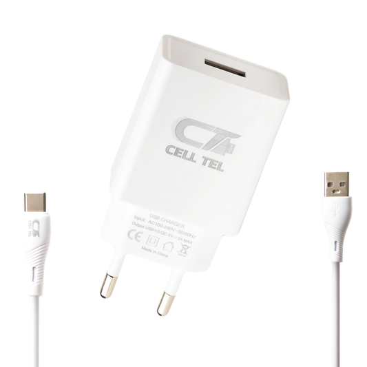 Cell Tel CT-606 USB - Type C Cable 2.4A, Fast Charging