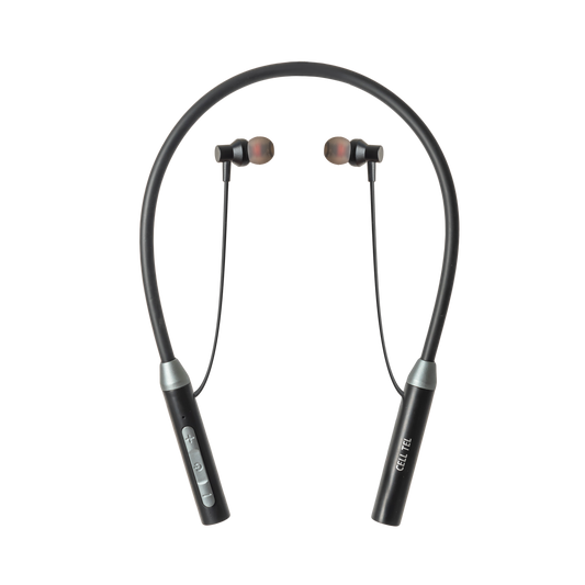 Cell Tel CT-C500 Bluetooth - Wireless Neckband Earphone, Black