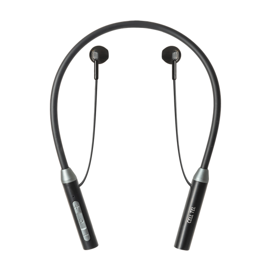 Cell Tel CT-C600 Bluetooth - Wireless Neckband Earphone, Black