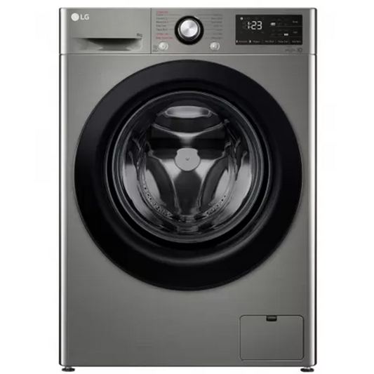 LG Vivace Pro Front Load Automatic Washing Machine, 9 KG, Black Steel - F4R3VYG6P