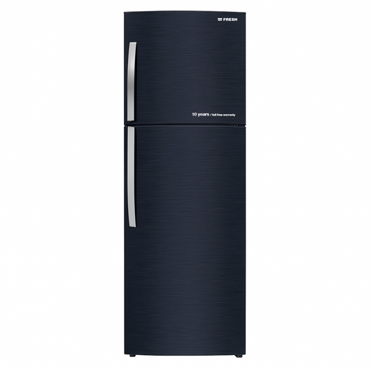 Fresh No Frost Refrigerator, 369 Liters, 2 Doors - FNT-B400BB - Black