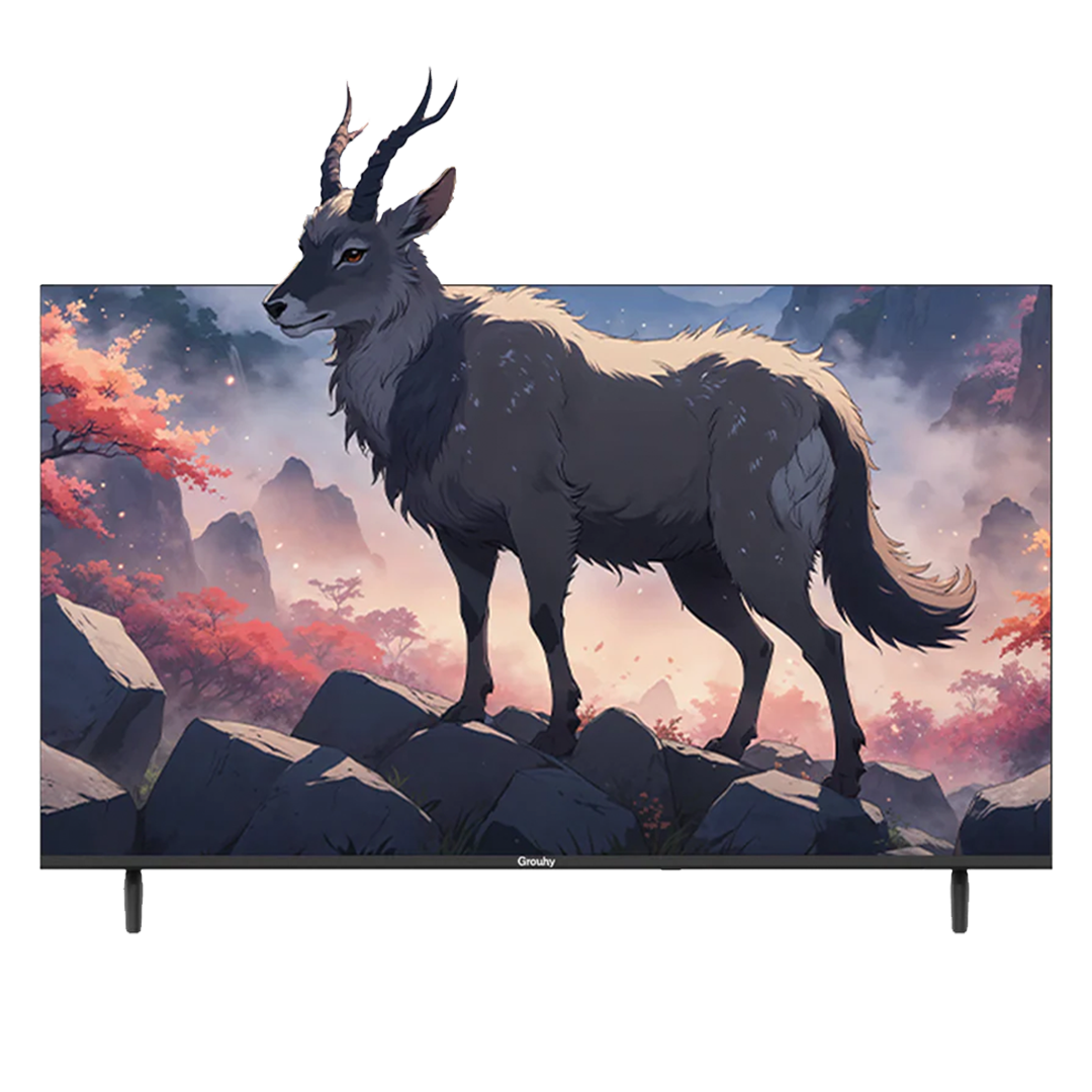 Grouhy 43 Inch Full HD LED Smart Frameless TV With Built In Reciever - GLD43SDV2