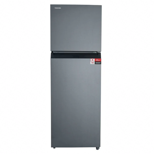 Toshiba No Frost Refrigerator, 338 Liters, Grey - GR-RT468WE-DMN(49)