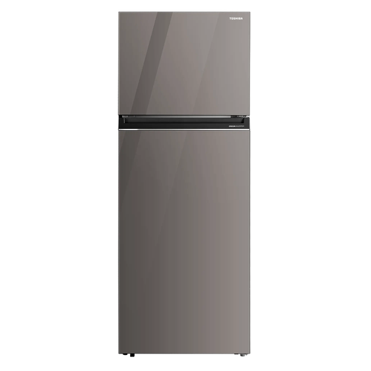Toshiba No Frost Refrigerator With Inverter Technology, 450 Liters, Dark Silver - GR-RT624WE-PGN(72)
