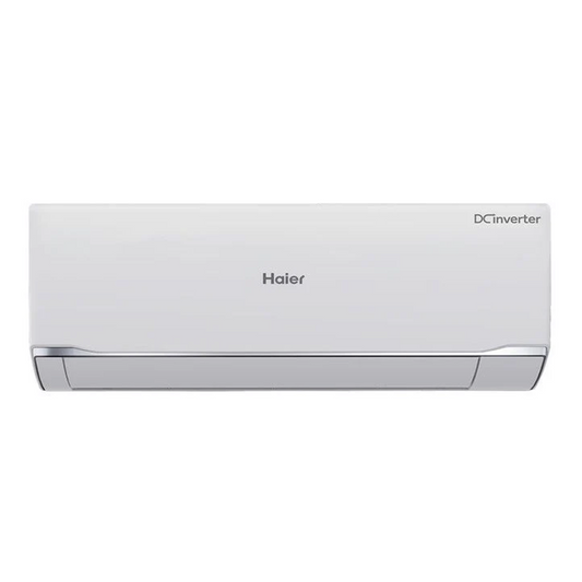 Haier Smart UV Split Air Conditioner, 2.25HP, Cooling And Heating, White - HSU-18KHRIB