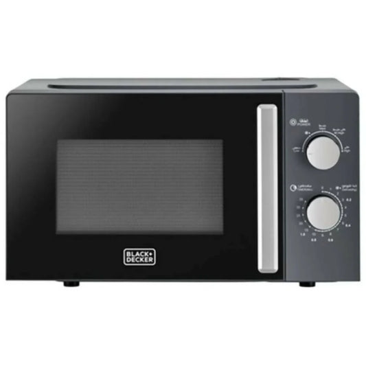 Black+Decker Microwave Oven 20 Liters, Black – MZ2015P