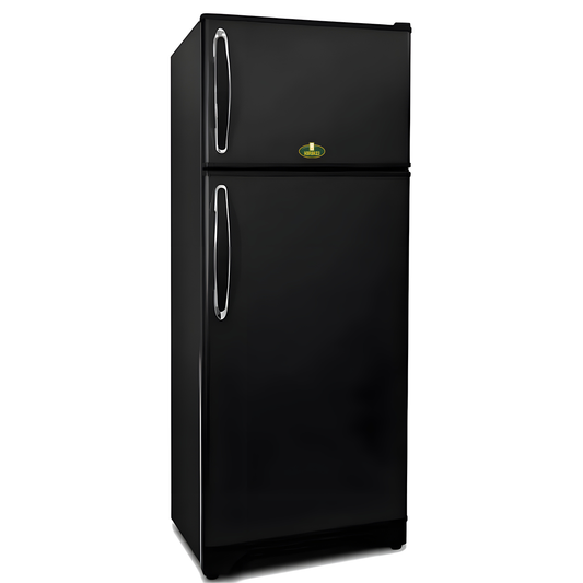 Kiriazi Turbo No Frost Refrigerator, 370 Liters, Black - KH371NV/2